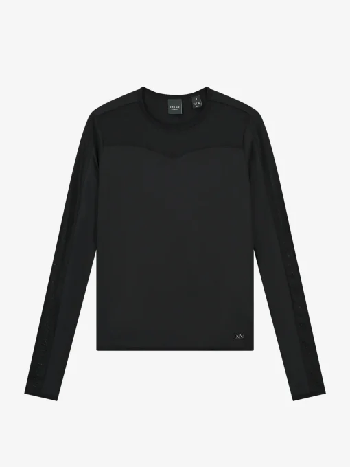 Top met mesh detail