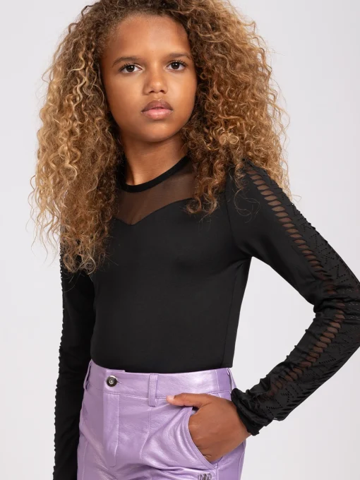 Top met mesh detail