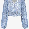 Top met print