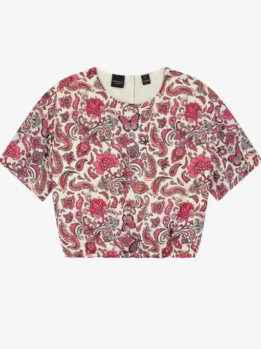 Top met print