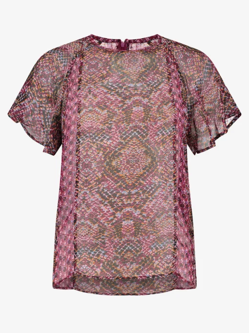 Top met print