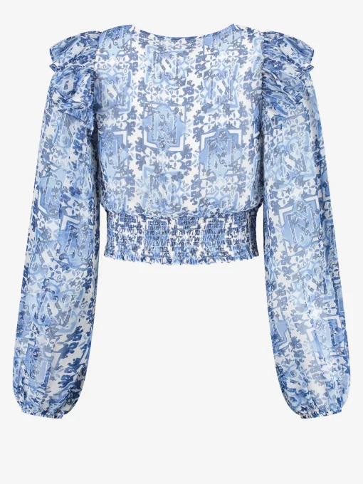 Top met print