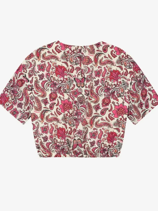 Top met print