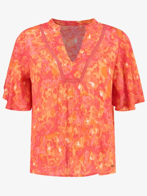 Top met ruffles