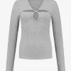 Top met trekkoord cut-out