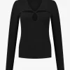 Top met trekkoord cut-out