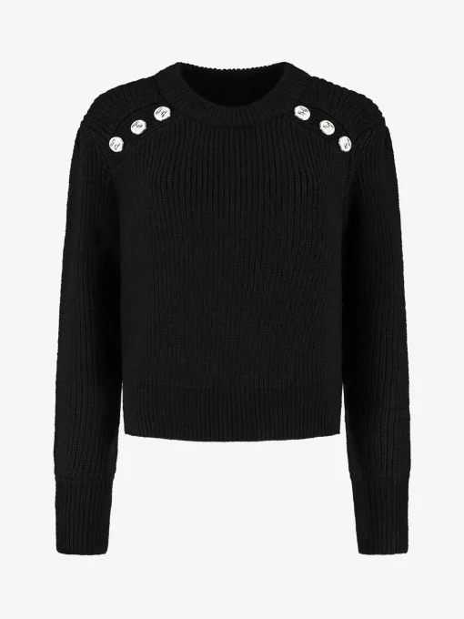 Trui met FH knopen detail