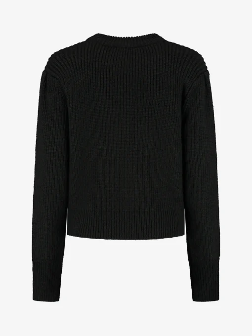 Trui met FH knopen detail
