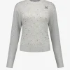 Trui met gekleurde studs