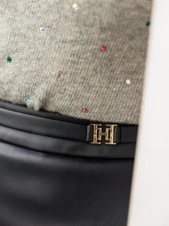 Trui met gekleurde studs