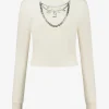 Trui met ketting print