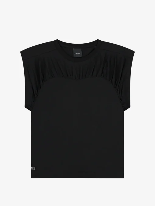T-shirt met boxy fit