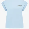 T-shirt met boxy fit