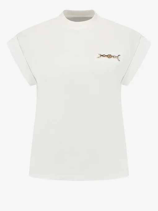 T-shirt met boxy fit