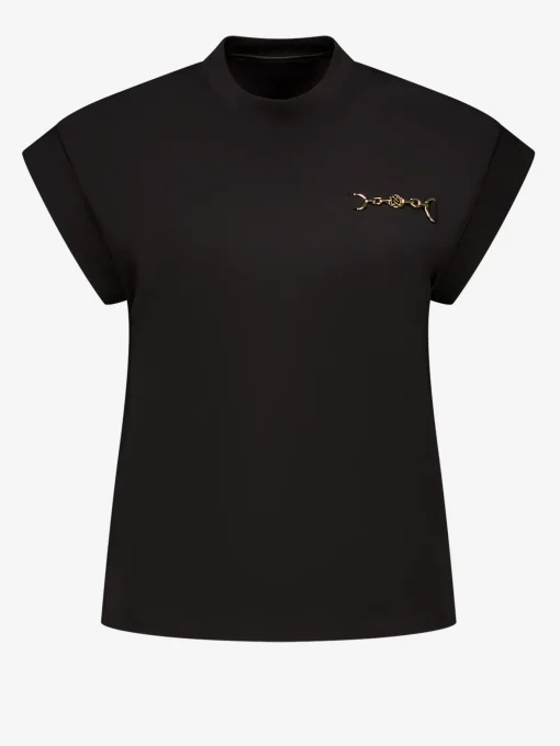 T-shirt met boxy fit