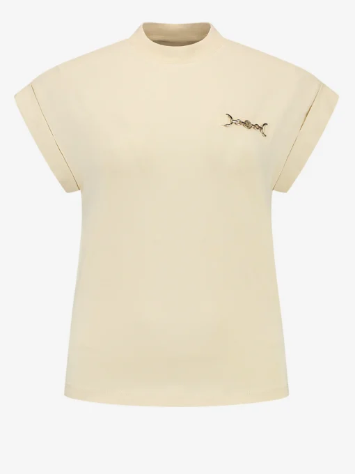 T-shirt met boxy fit