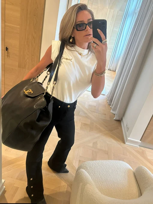 T-shirt met boxy fit