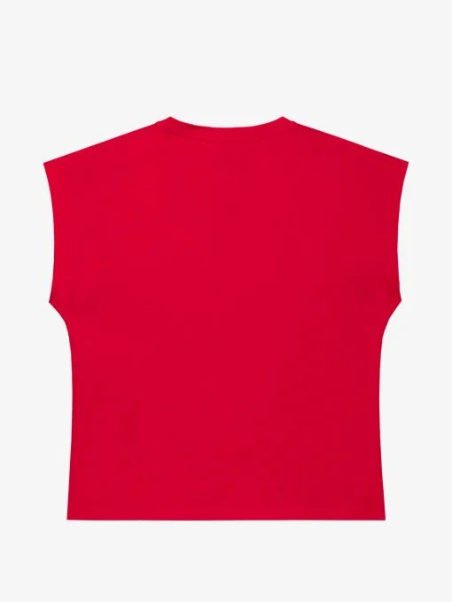 T-shirt met boxy fit