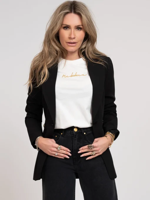 T-shirt met embroidery logo