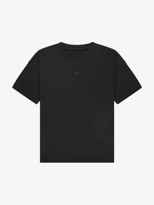 T-shirt met grafische tekst op achterkant