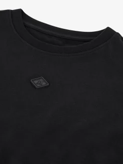 T-shirt met grafische tekst op achterkant