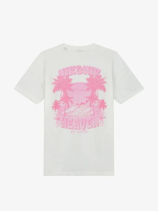 T-shirt met kleine print