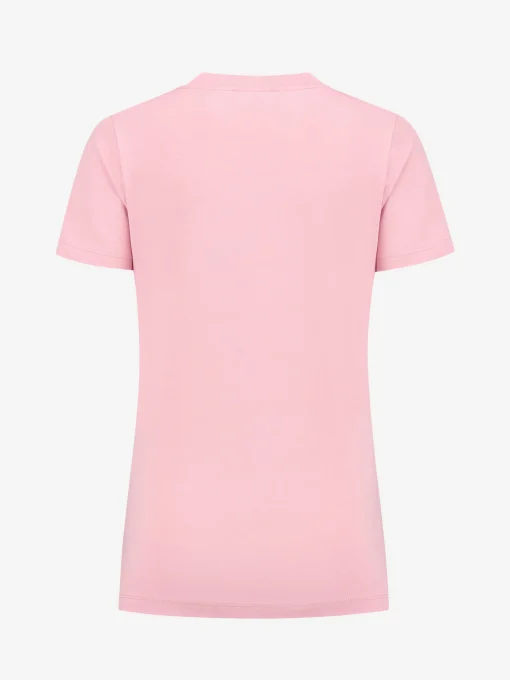 T-shirt met knopen op de schouder