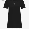 T-shirt met logo van Swarovski stenen