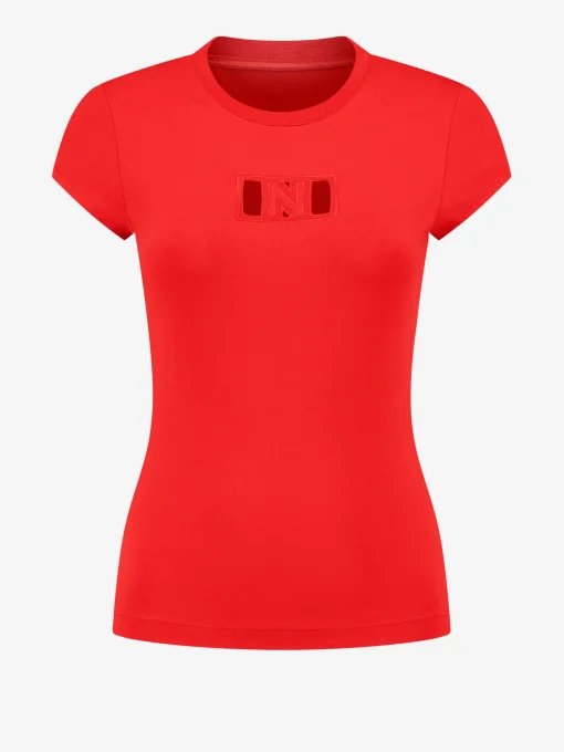 T-shirt met N-logo