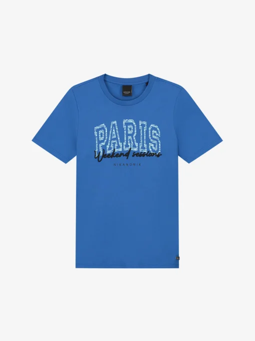 T-shirt met paris print