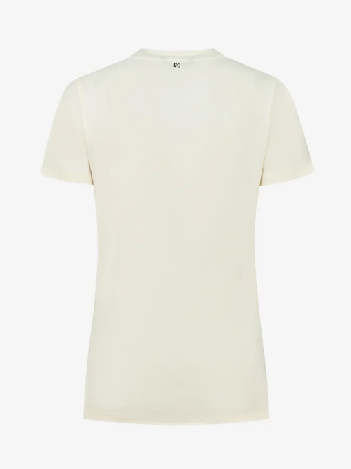 T-shirt met print van ketting