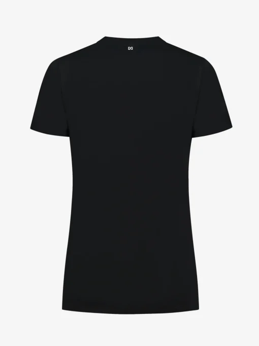 T-shirt met print van ketting