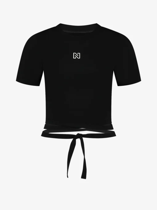 T-shirt met strik detail