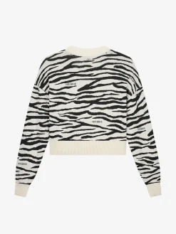 Vest met zebra strepen