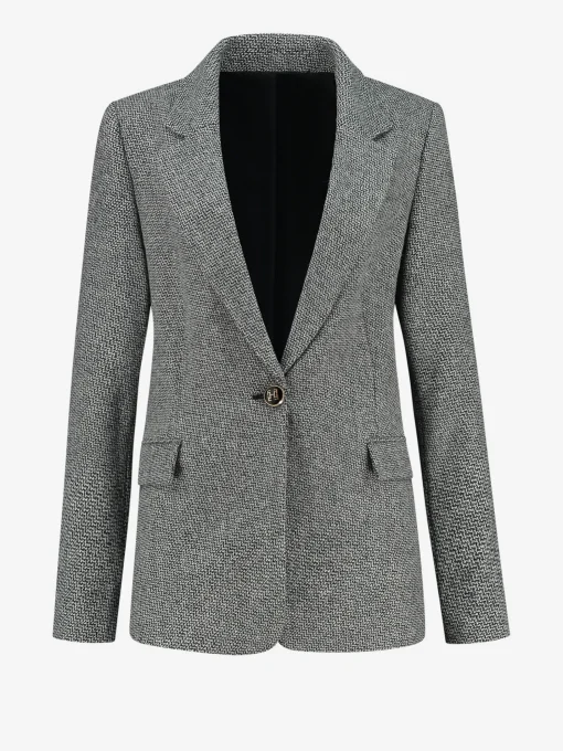 Visgraat blazer