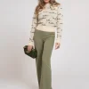 Wide leg broek