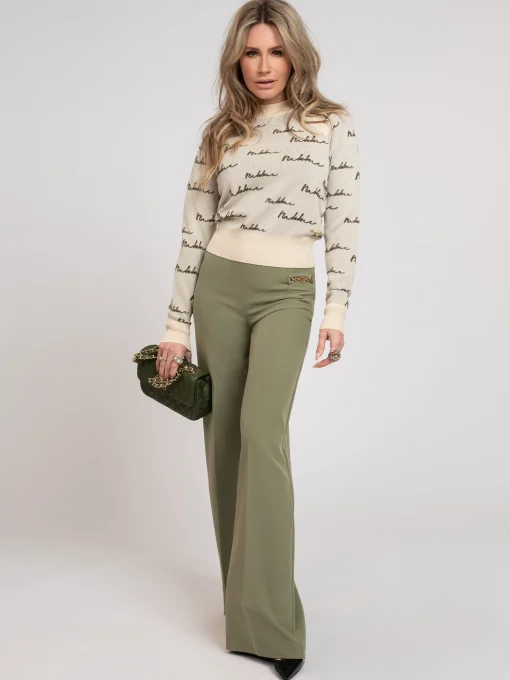 Wide leg broek