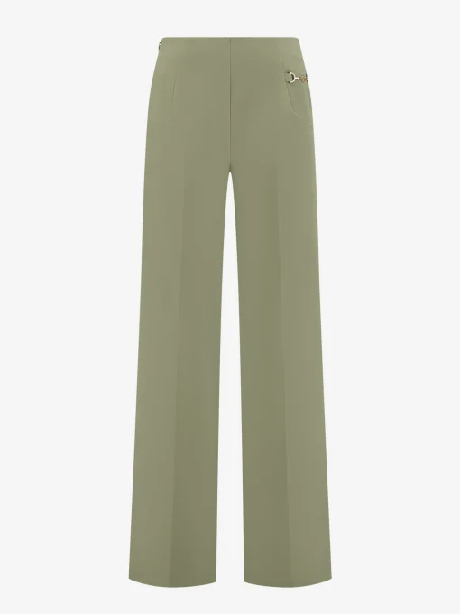Wide leg broek