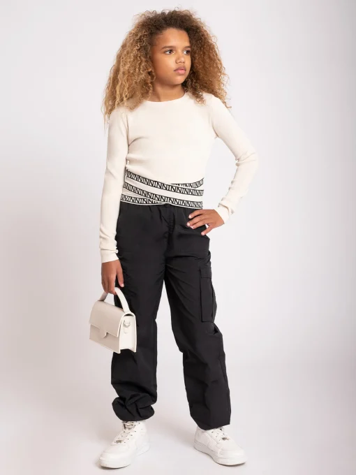Wijde cargo broek