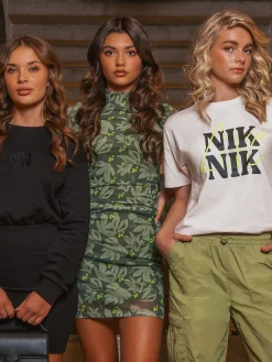 Wijde cargo broek