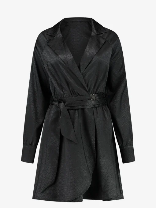 Wrap Dress met all over N logo