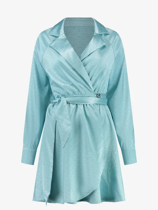 Wrap Dress met all over N dress