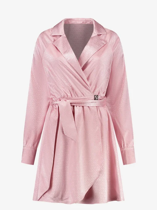 Wrap Dress met all over N logo