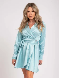Wrap Dress met all over N dress