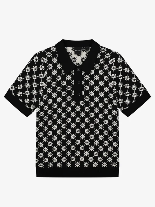 Zachte polo met elastieken tailleband