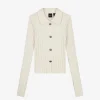Zachte polo met elastieken tailleband