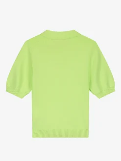 Zachte polo met elastieken tailleband