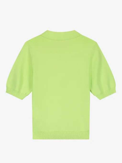 Zachte polo met elastieken tailleband