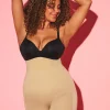 Aansluitende shaping shorts met antislip rand