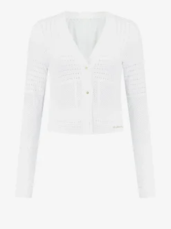 Ajour knit cardigan